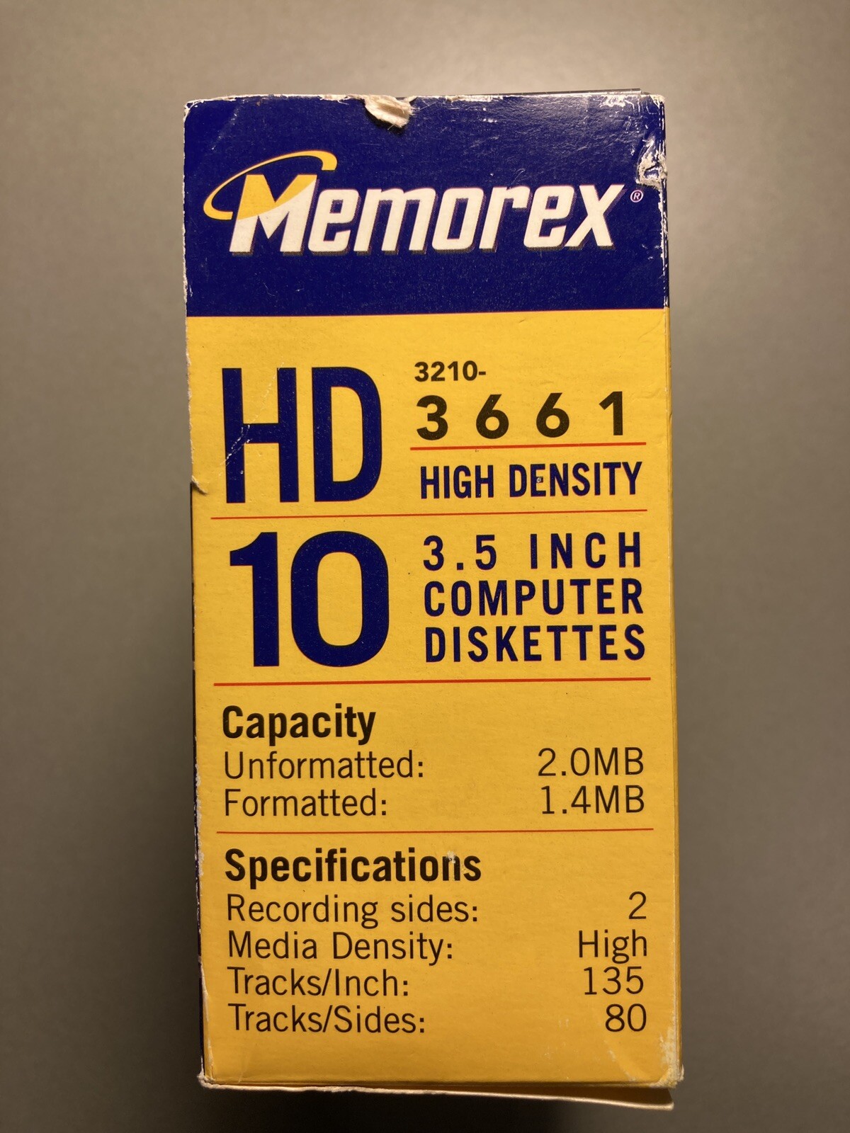 Memorex 3.5" Computer Diskettes PC Formatted Floppy Discs Open Package Of 9