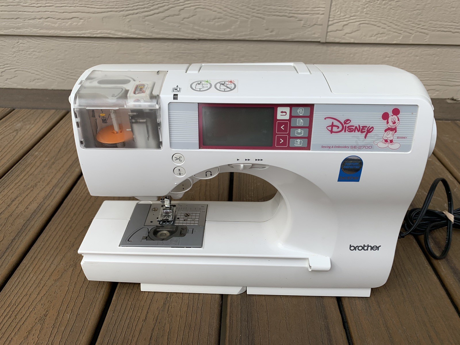 Brother SE-270D Disney Sewing Machine Untested