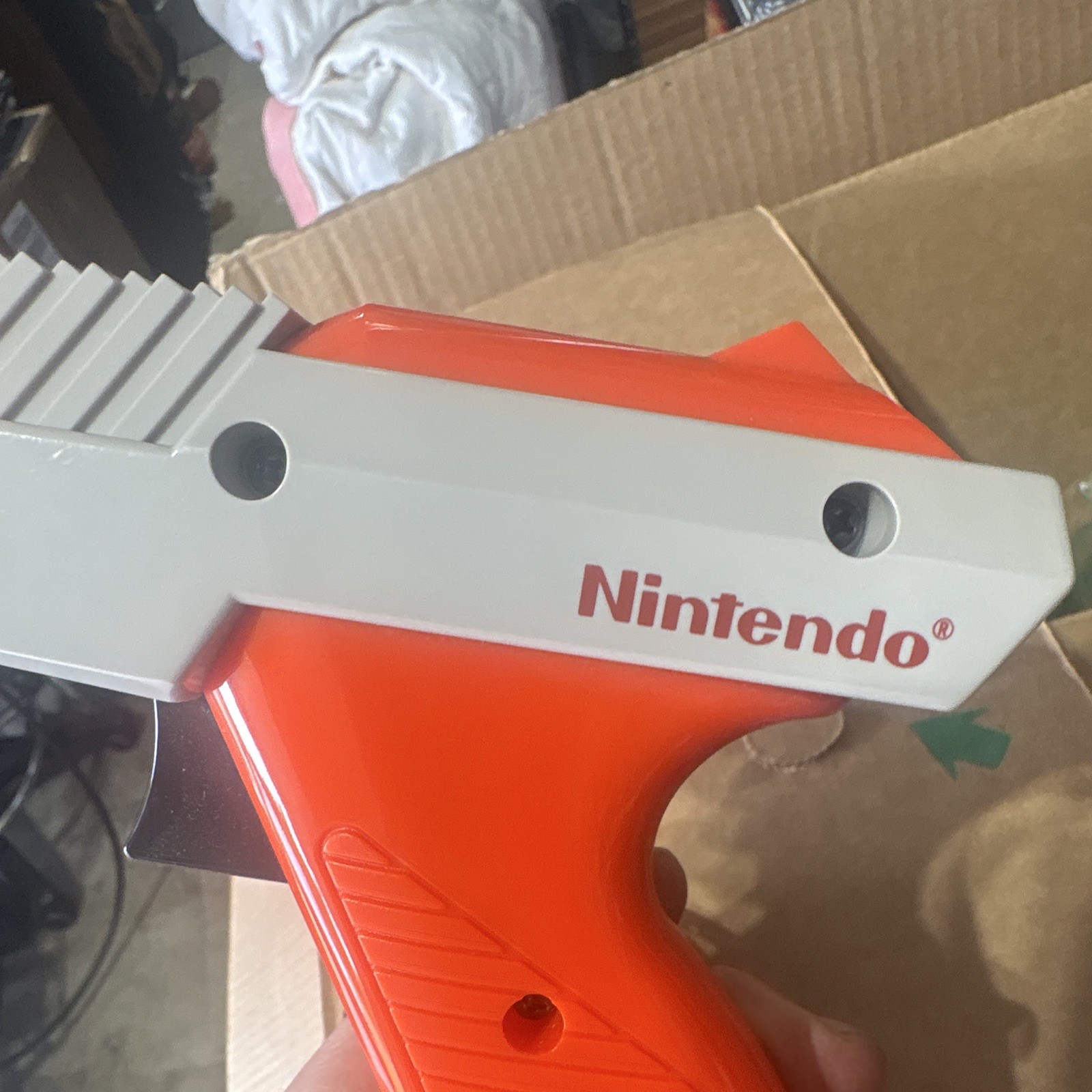 Nintendo Zapper Light Gun Controller Wired for NES Orange/Gray (1985)