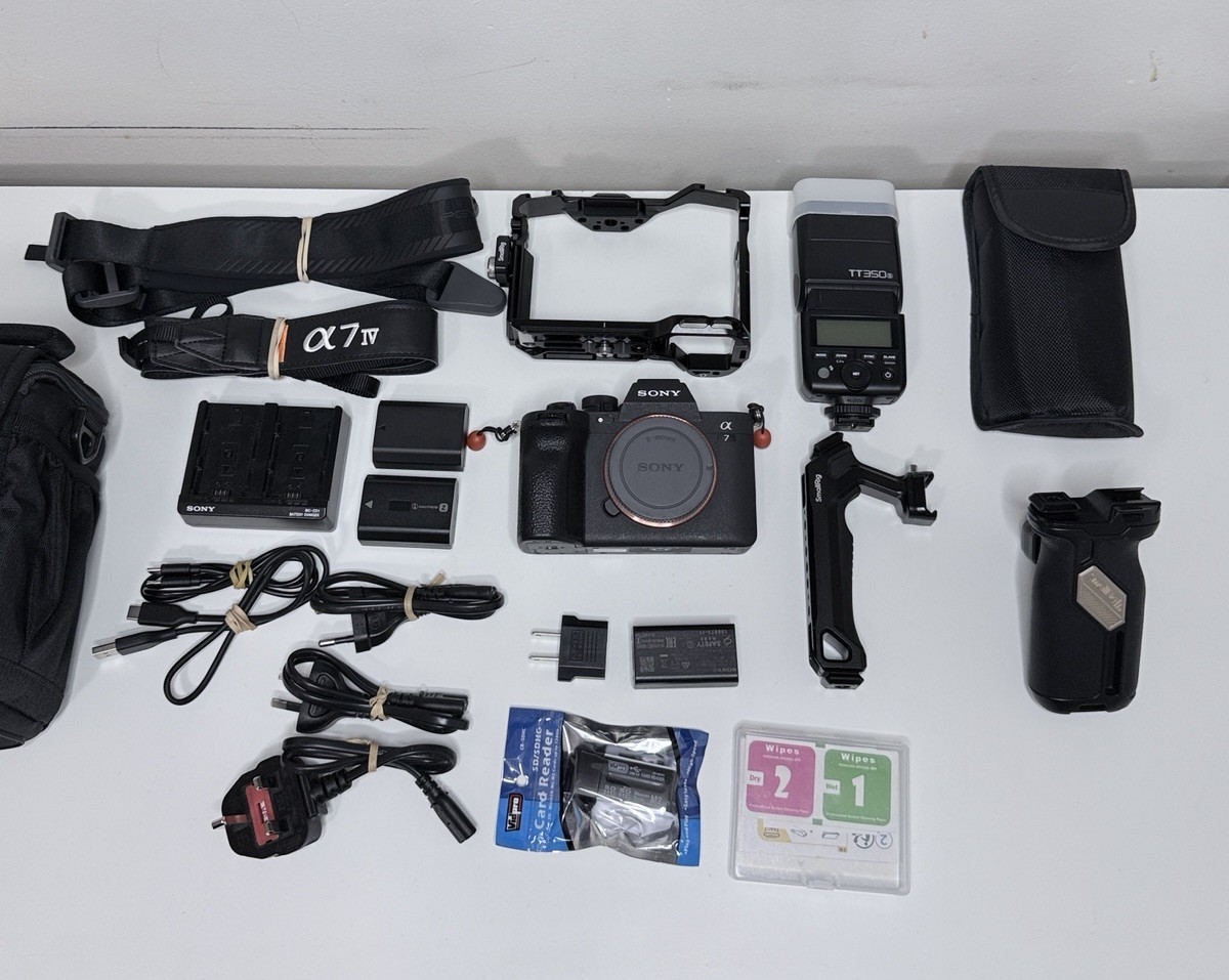 Sony a7 IV Mirrorless Alpha Interchangeable Lens Camera Body (BUNDLE)