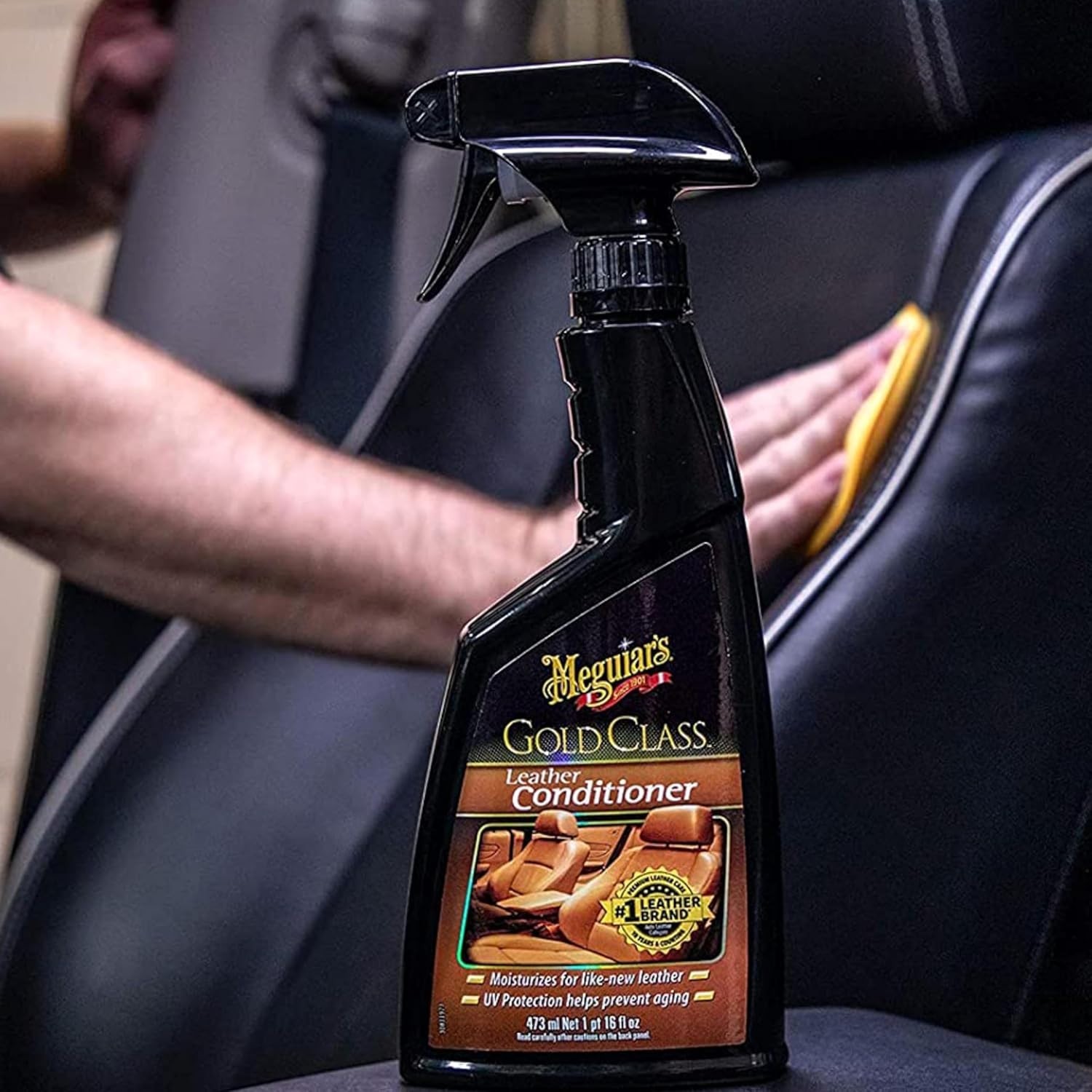 Moisturizing Gold Class Leather Conditioner Spray - 16 Oz for All Leather Types