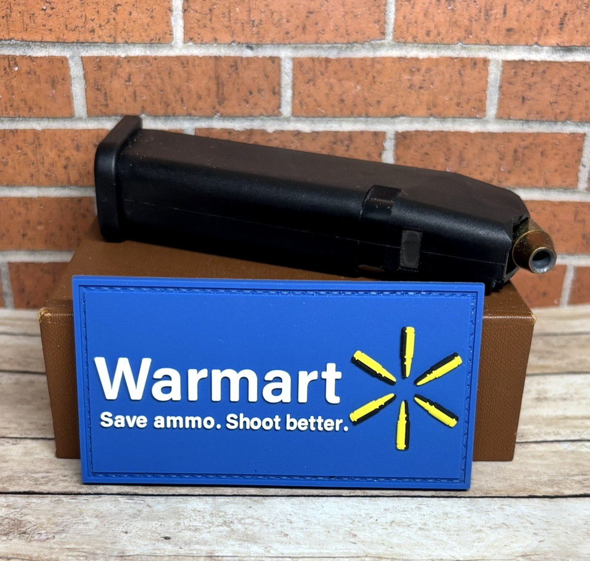Tactical Morale Patch, Warmart PVC Patch, Military Meme Ammo Gun Patch