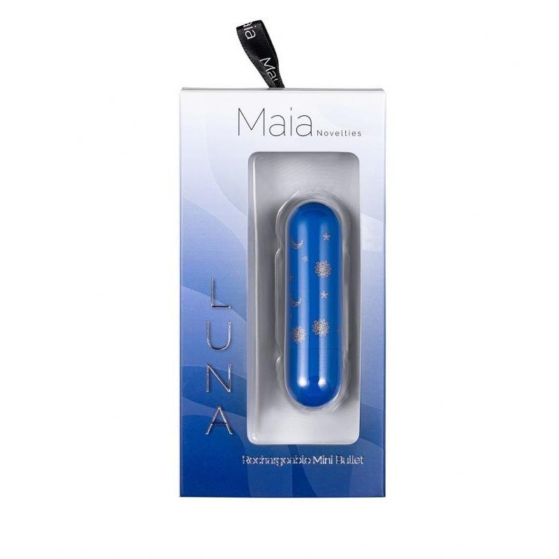 Luna Mini Bullet Vibrator 10 Function USB Rechargeable Silicone