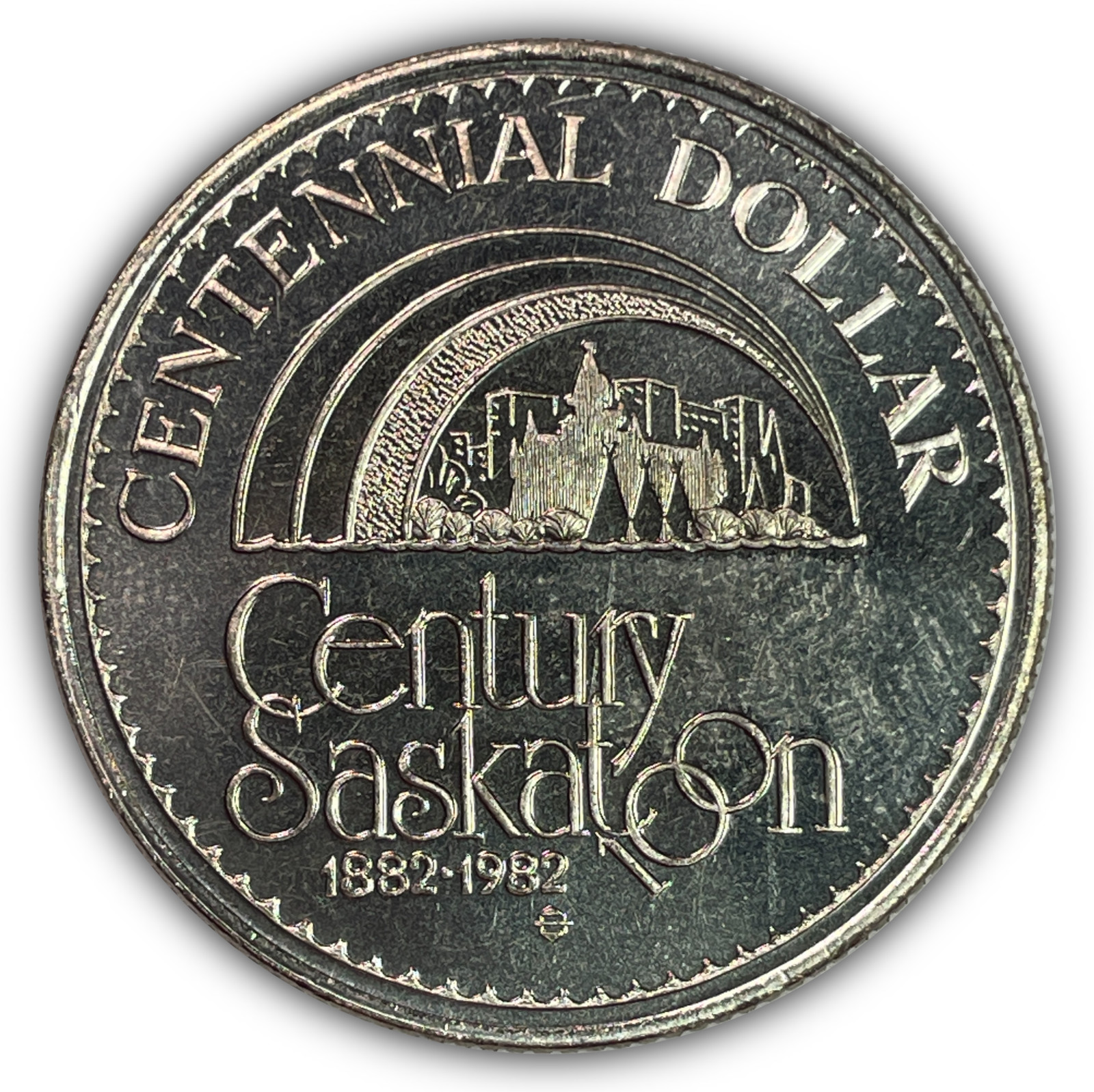 1882-1982 Saskatoon Centennial Dollar Canada Prooflike PL Coin #27718