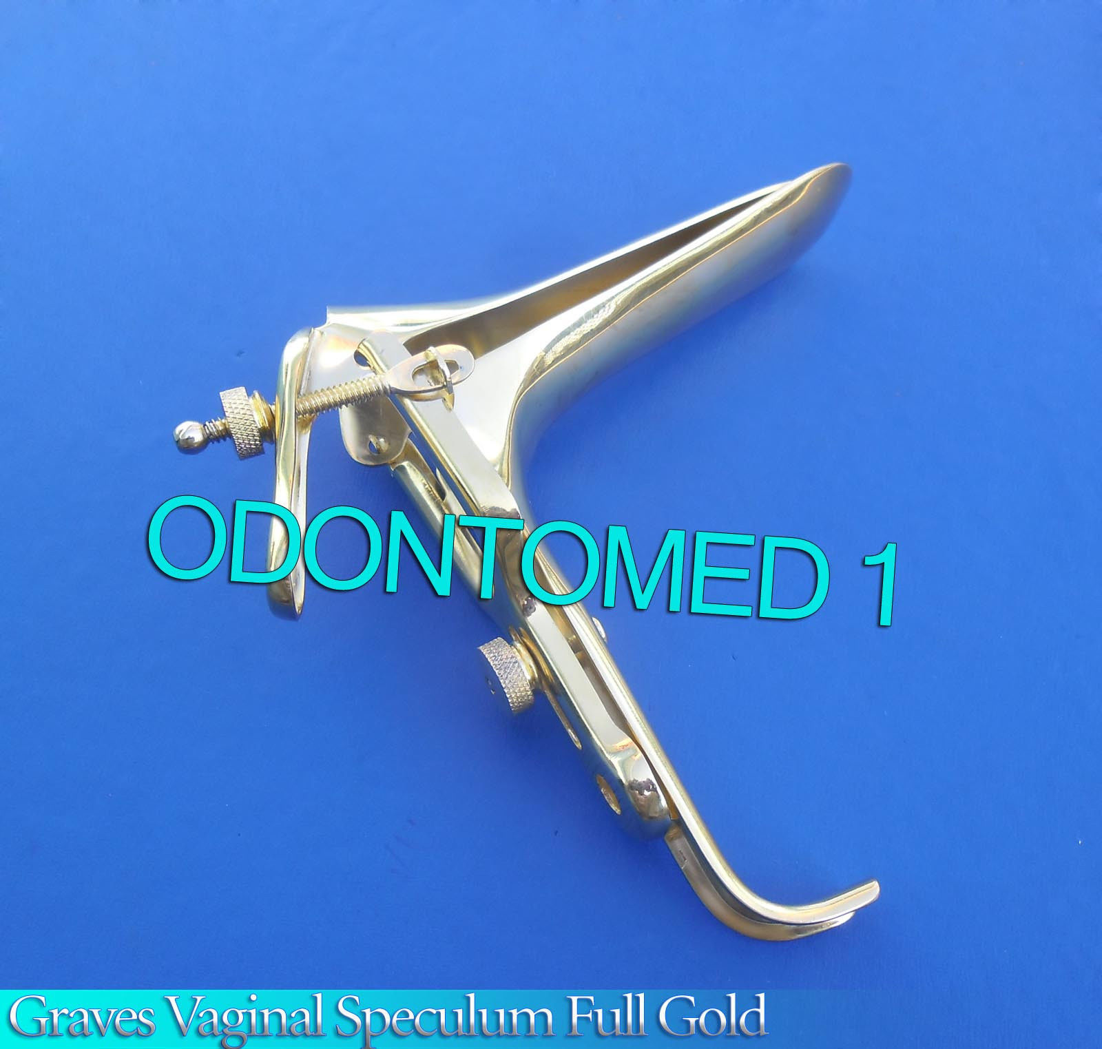 Graves Vaginal Speculum Full Gold Medium OB/Gynecology Instruments