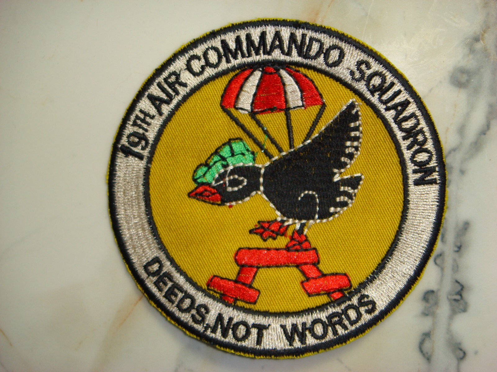 US 19th AIR COMMANDO SQUADRON DIDS NOT WORDS, VIETNAM WAR PATCH