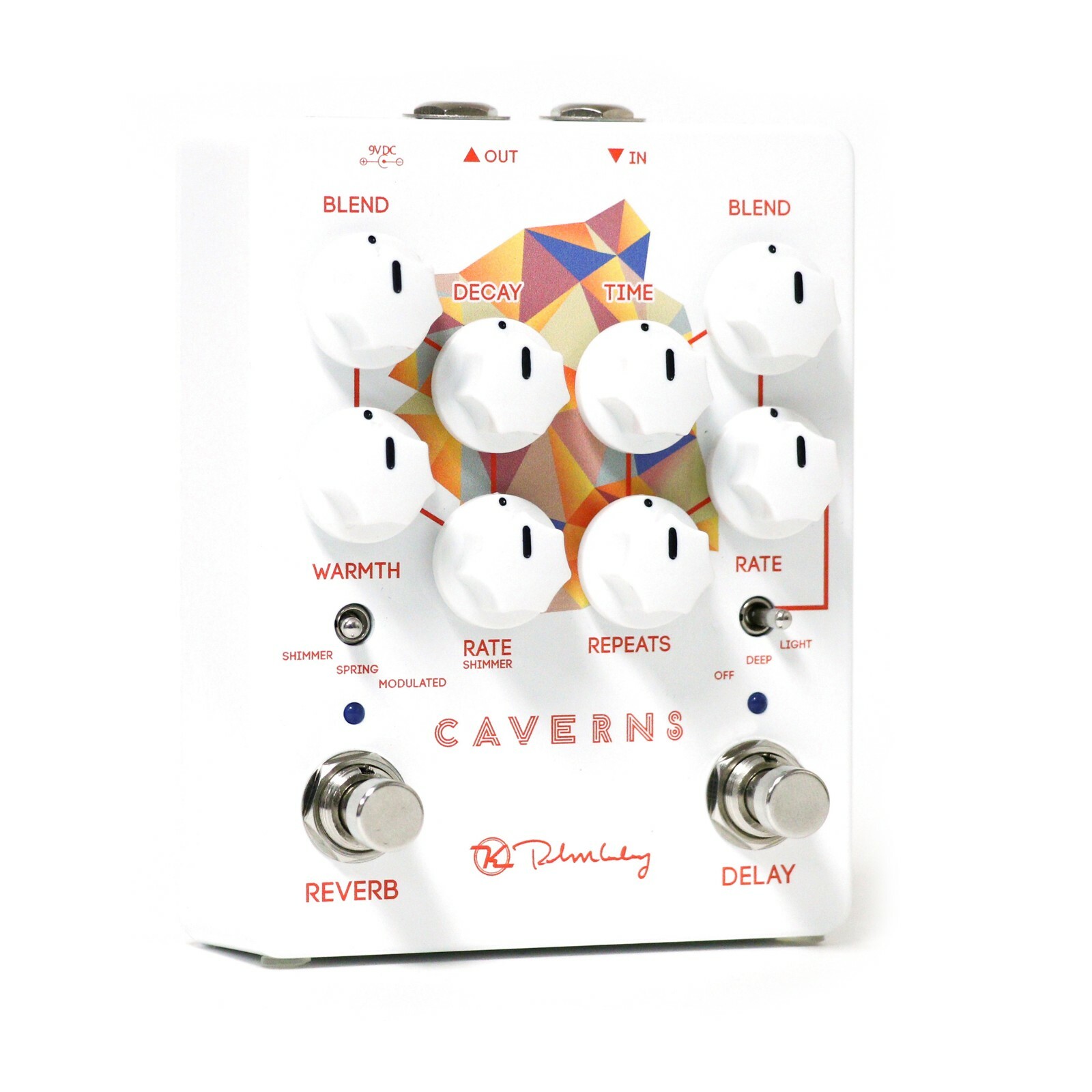 Keeley Caverns V2 Delay and Reverb Pedal + Free Patch Cable - New