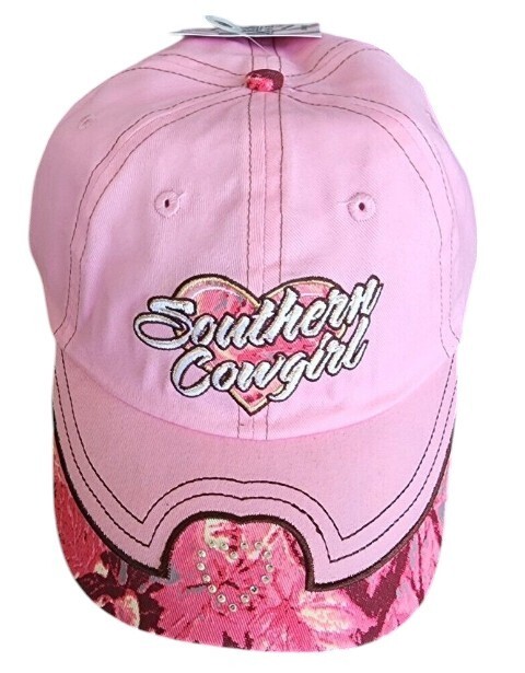 Southern Cowgirl Hat South Bell Born Raised Country Horse Pink Cowgirl Cap Farm