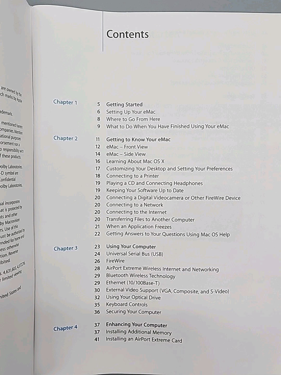 Apple eMac User Guide Software 2004 Install and Restore OS X 10.3.4