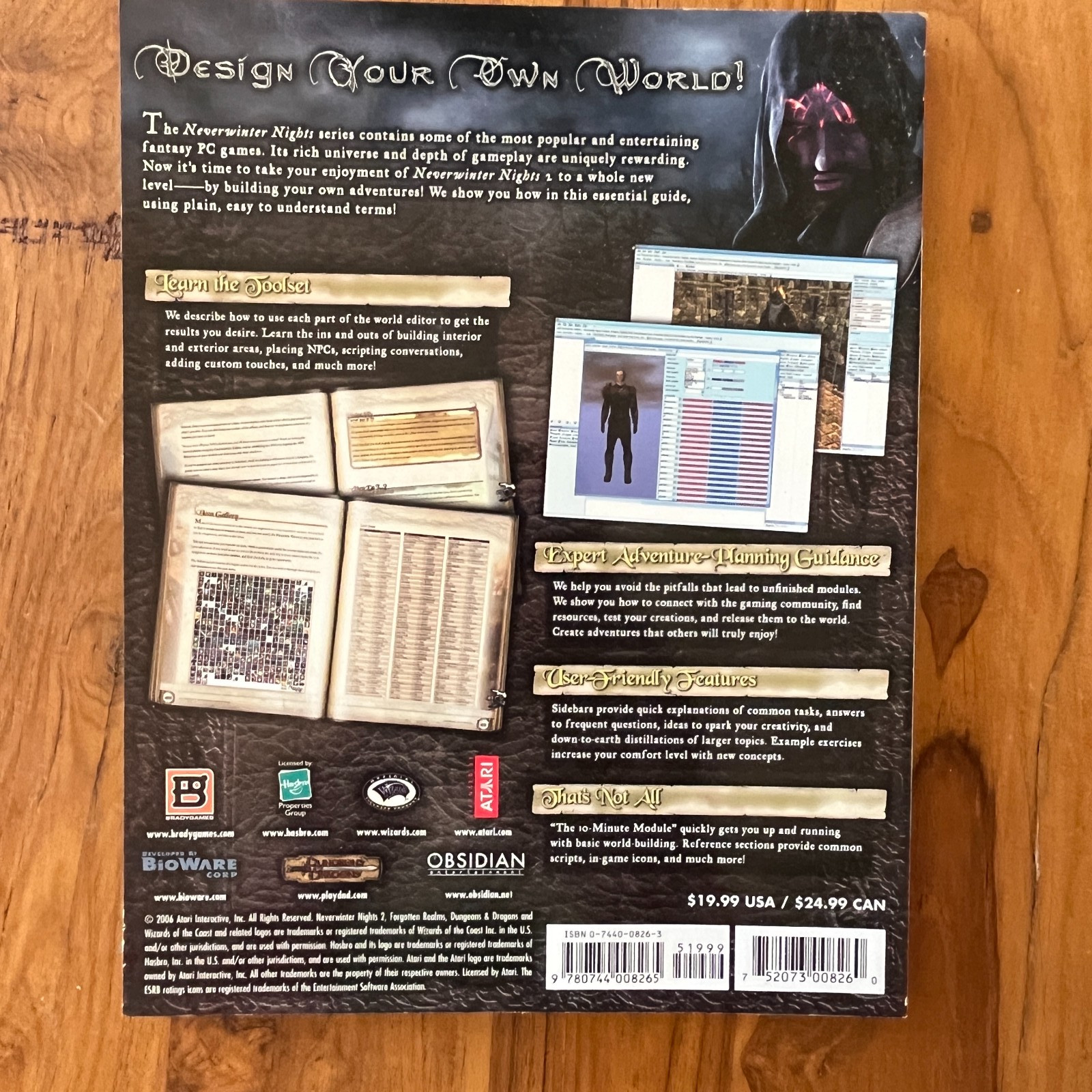 Neverwinter Nights 2 World Editor Guide--Forgotten Realms Obsidian Bradygames