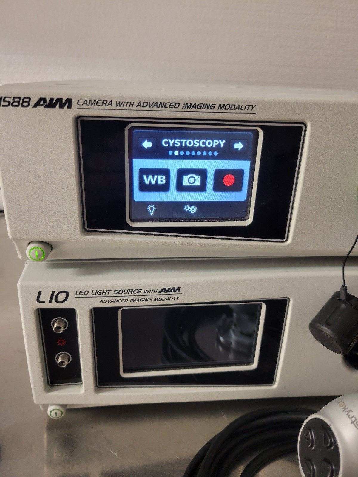 Stryker 1588 HD AIM Camera Control Unit, Camera Head, and L10 light source
