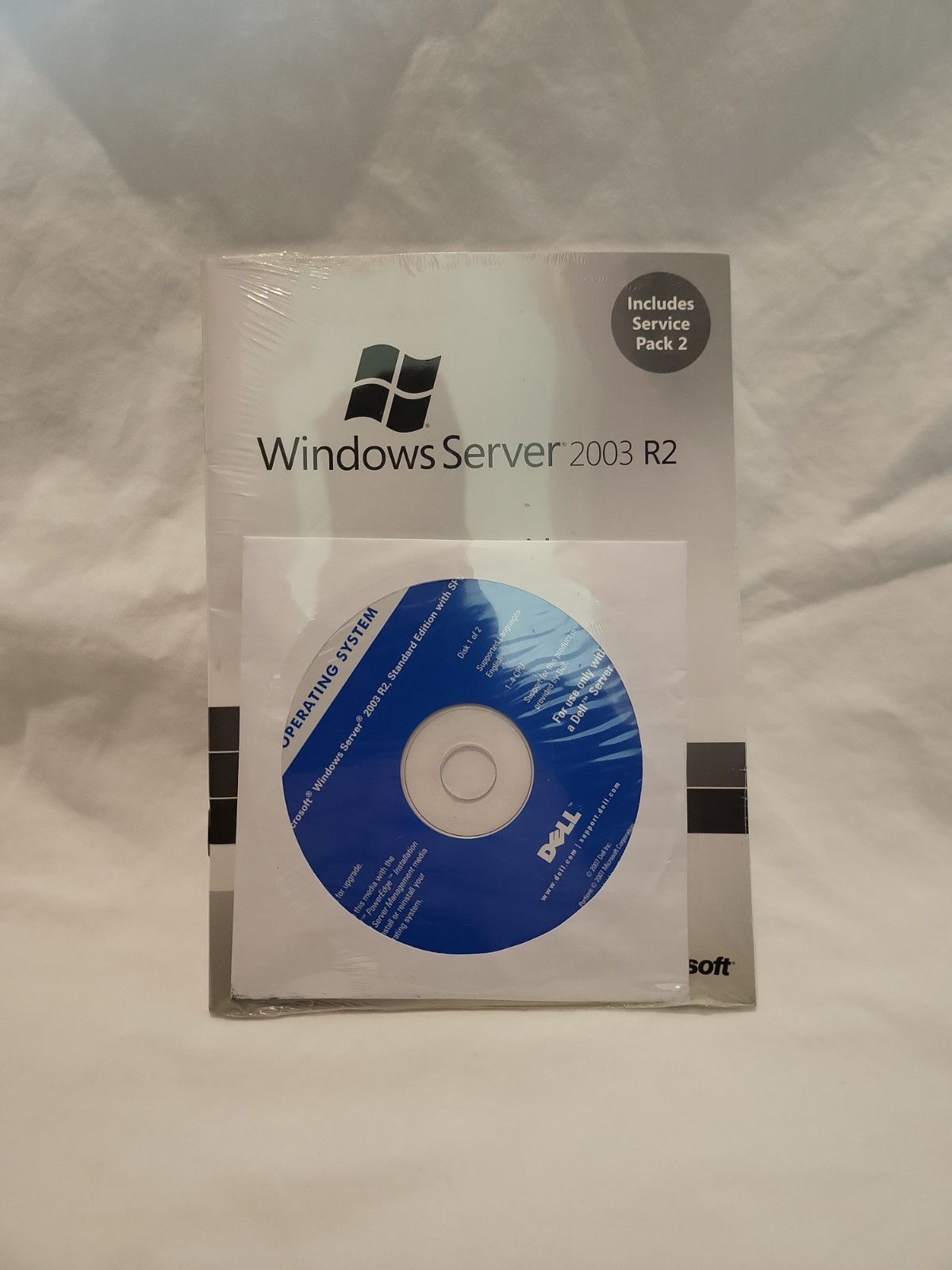 Microsoft Windows Server 2003 R2 Standard Dell OEM New Sealed CD Set