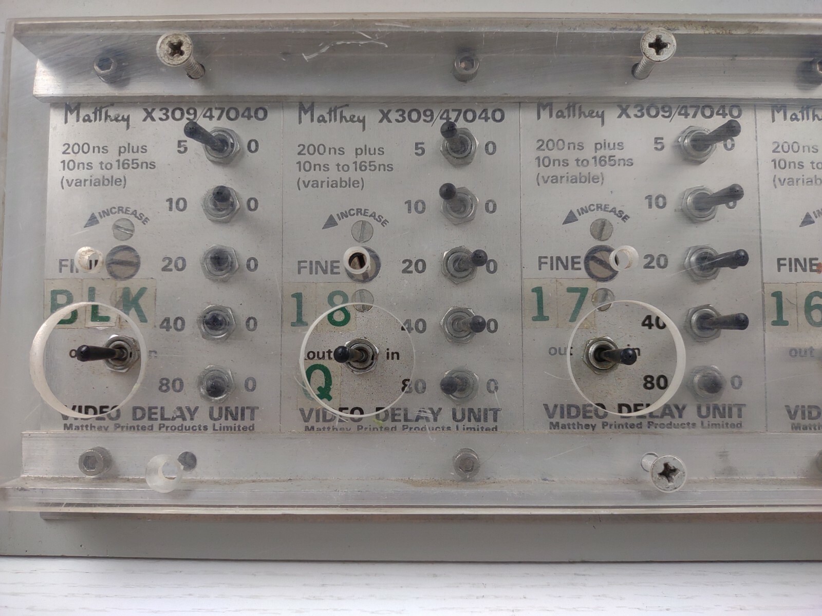 Matthey NV Video Delay X309/47040 75 BNC