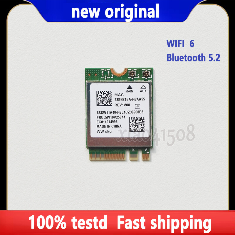 5W10V25844 RTL8852BE For Thinkbook 14 15 G5 ABP Wireless module wlan bluetooth