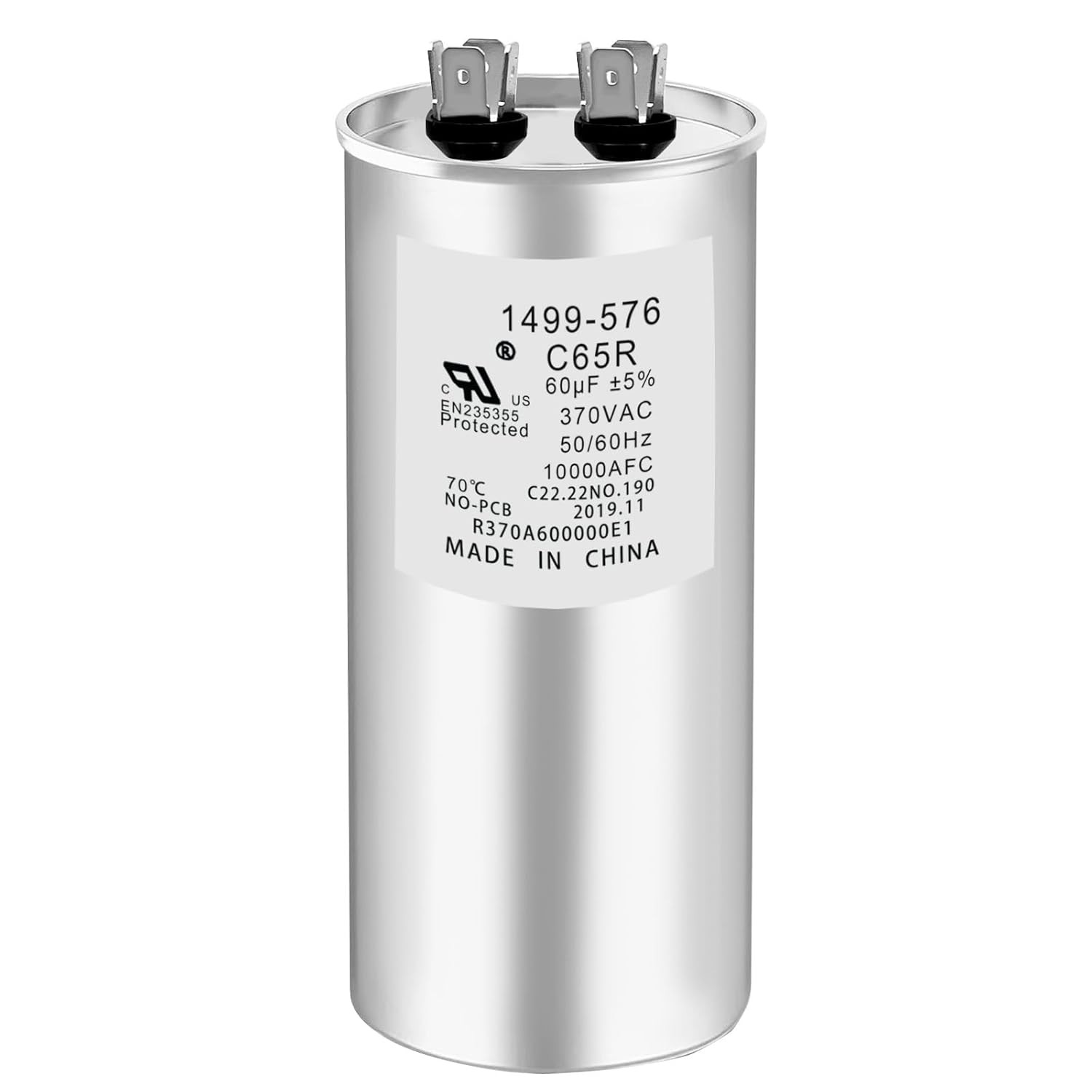 1499-576 Capacitor 60uF 370VAC Motor Start Stably Explosion-Proof 1499-5761