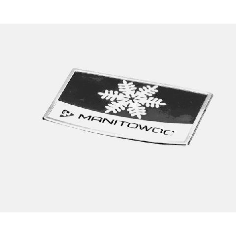 Manitowoc Ice Label Logo-Snowflake Welbilt 000014806 - Genuine OEM Replacement