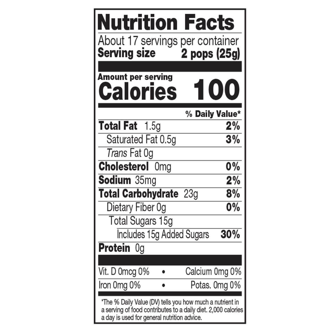 Sugar Daddy Pops Jr. - 15 oz.
