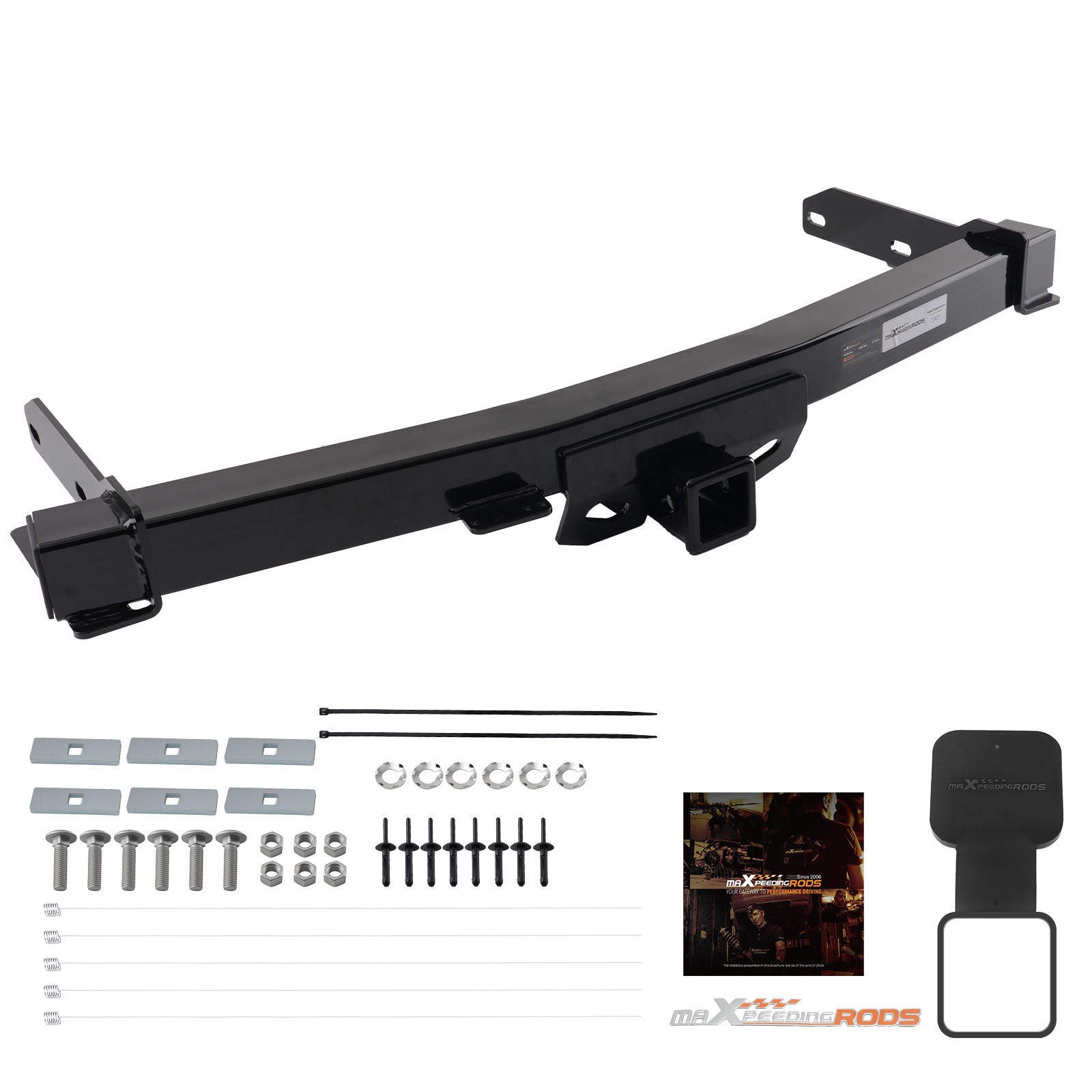 2" Class 4 Hitch for Dodge Durango 2011-2022 Rear Bolt-On 8000lbs Capacity