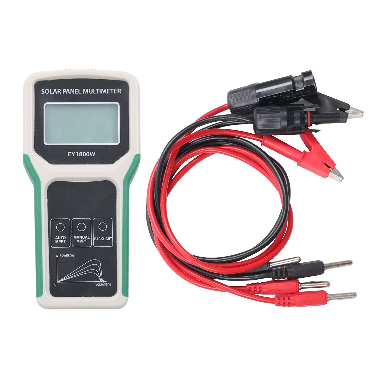1800W MPPT Meter - Measures Solar Open Circuit Voltage & Load Current