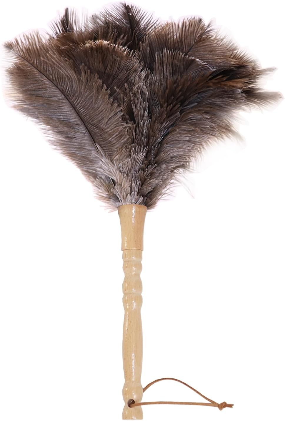 Ostrich Feather Duster, Natural Fluffy Reusable Real Eco-Friendly Genuine Soft