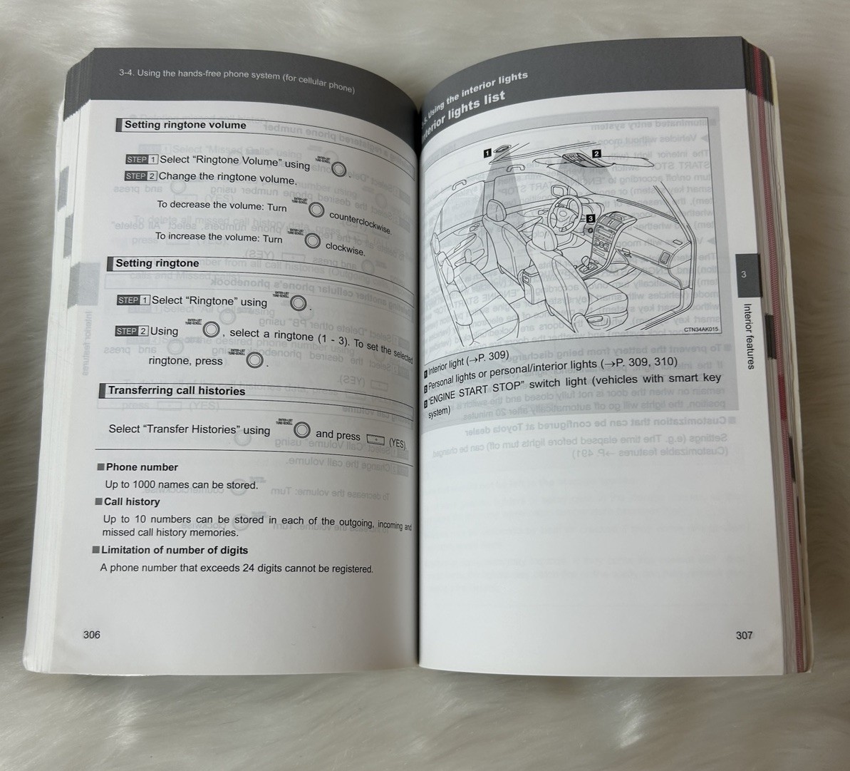 2012 Toyota Corolla Owner's Manual & Quick Reference Guide