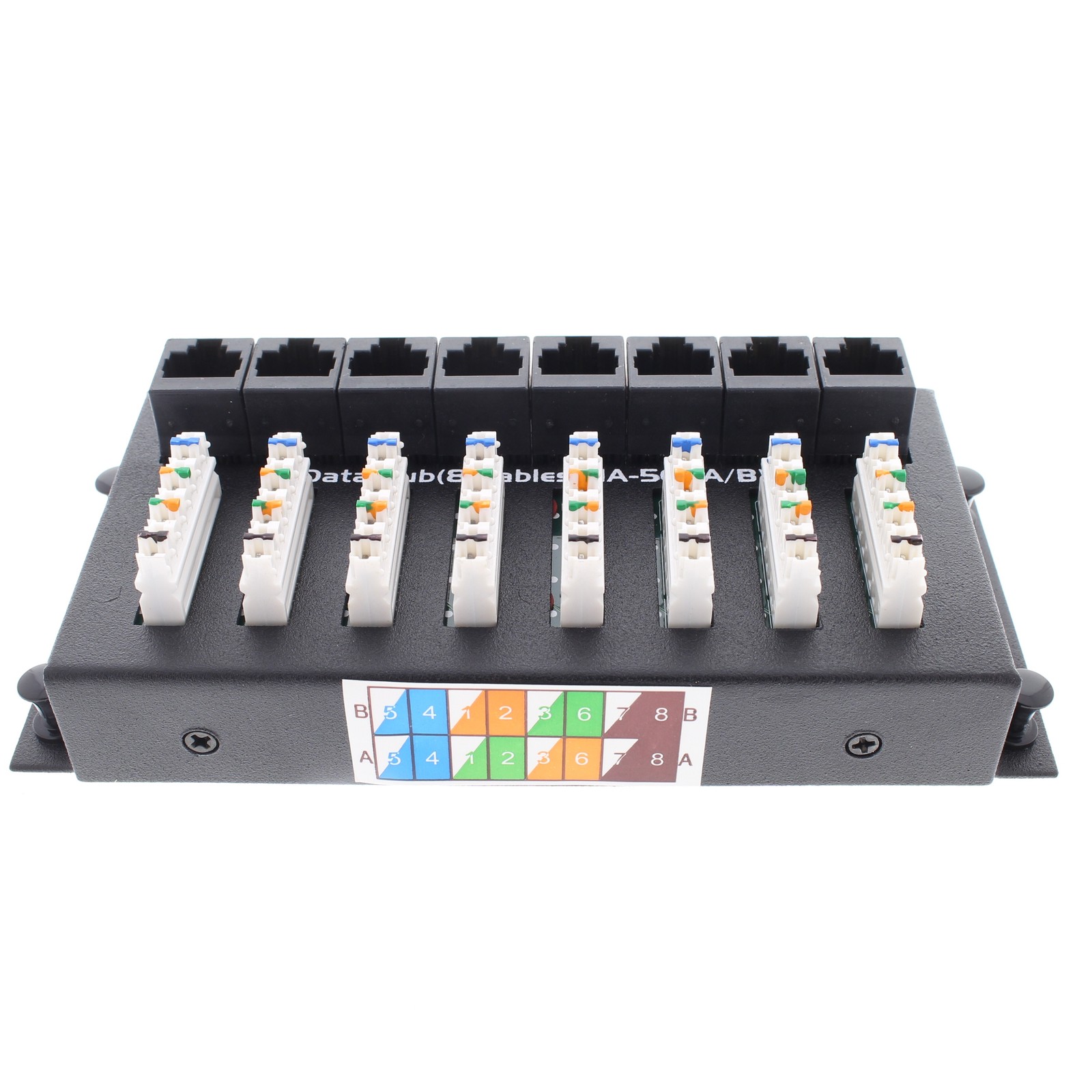 Cooper Media Sync CSH8D 8-Port Cat 5E Computer Network Data Module