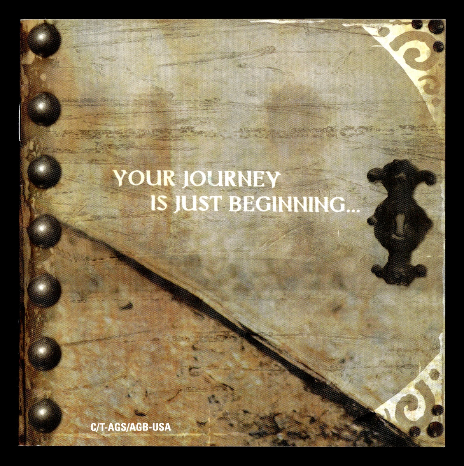 Nintendo Game Boy Advance "Your Journey Is Just Beginning" Insert T-AGS/AGB-USA