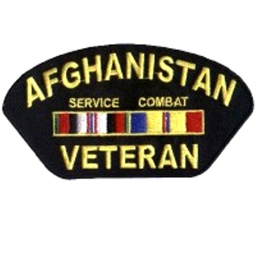 AFGHANISTAN VETERAN EMBROIDERED PATCH UNITED STATES MILITARY USA PATCHES