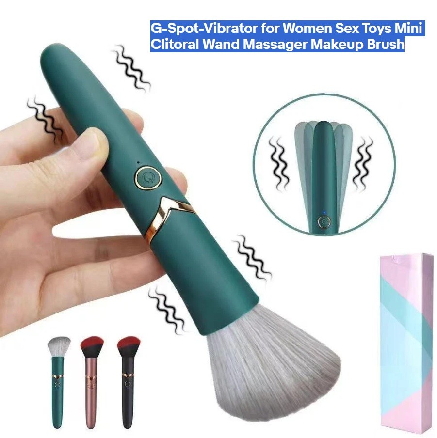 G-Spot-Vibrator for Women Sex Toys Mini Clitoral Wand Massager Makeup Brush