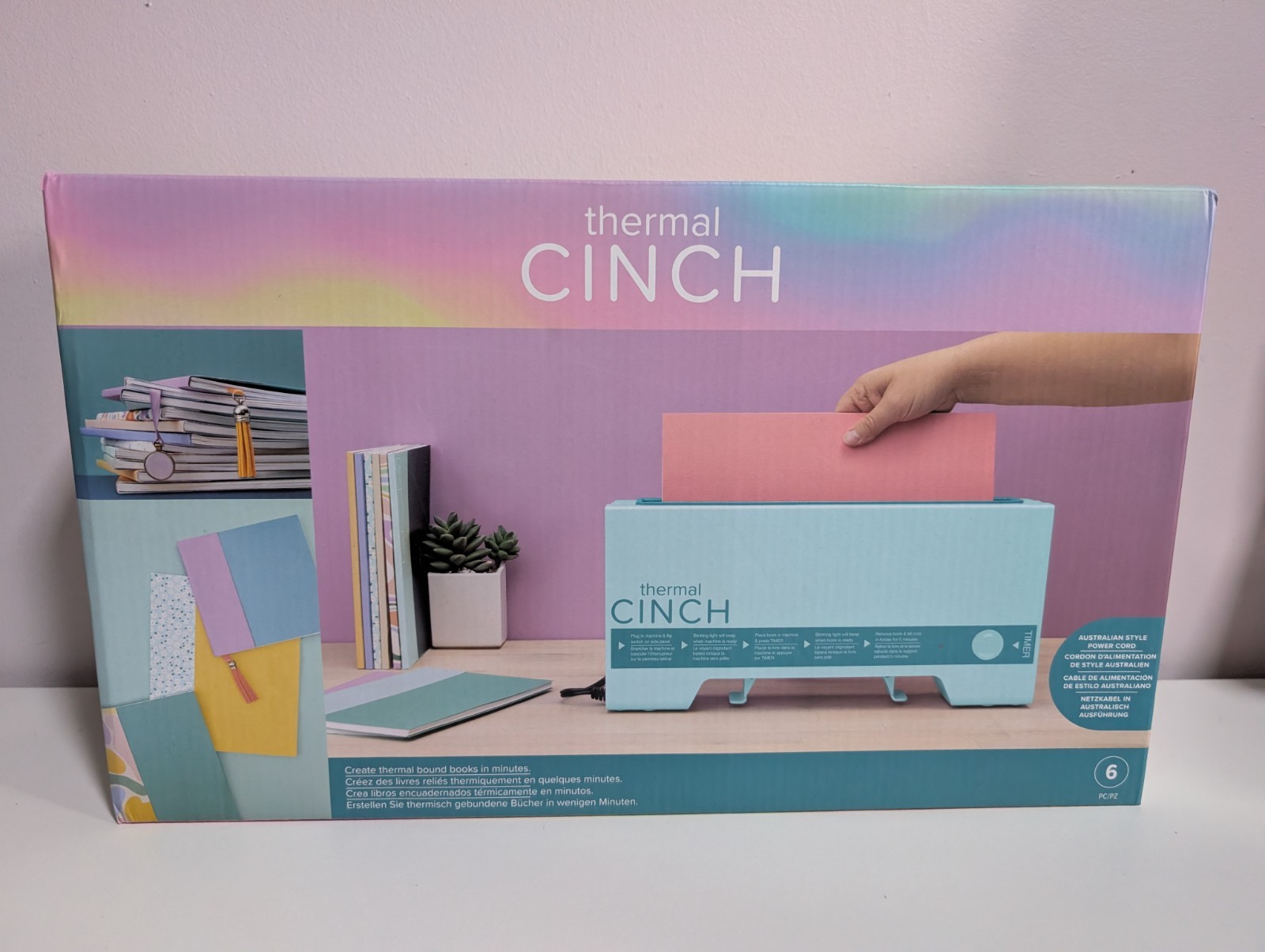 We R Makers Thermal Cinch Binding Machine Kit Crafting Books - Australian Cord