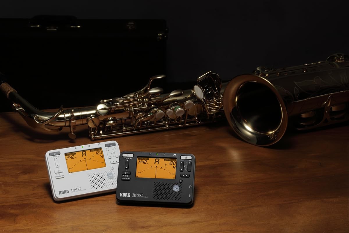 TM-70 Handheld Tuner-Metronome Combo Pack White