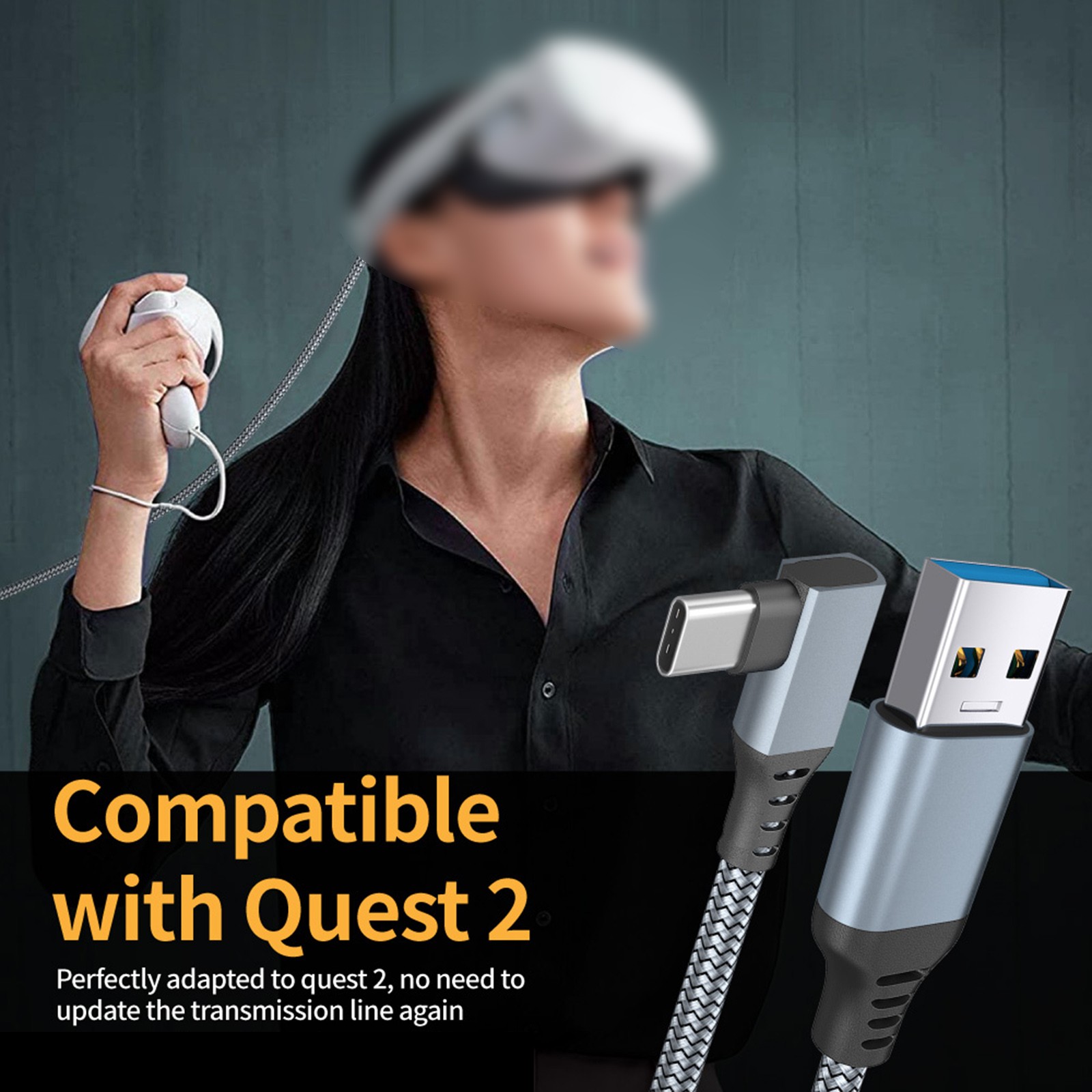VR Link Cable 5Gbps High-Speed Data Transfer Suitable For VR Virtual Realit SZKP