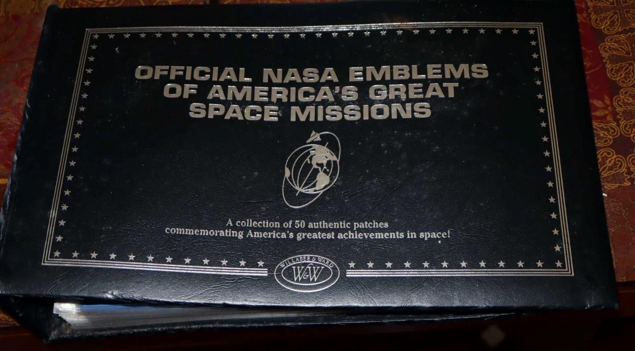WILLABEE & WARD OFFICIAL NASA EMBLEMS OF AMERICA'S GREAT SPACE MISSIONS COMPLETE