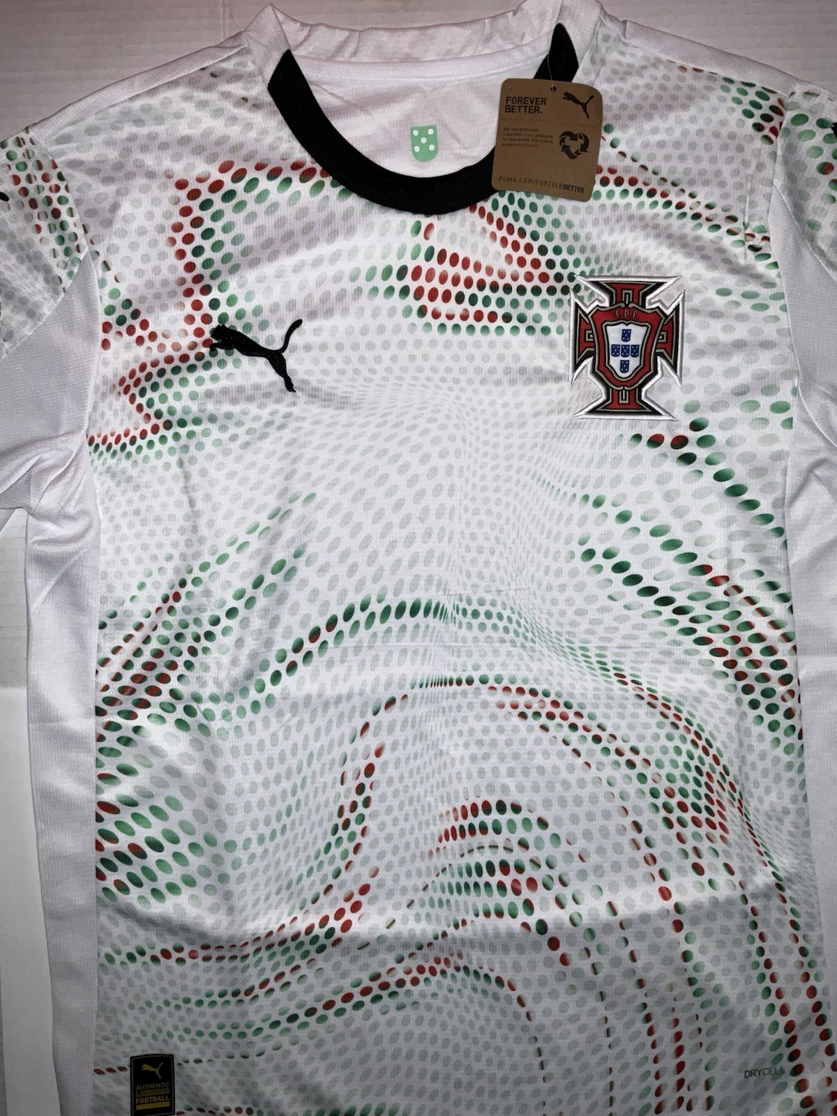 Puma Portugal Soccer Jersey white green red