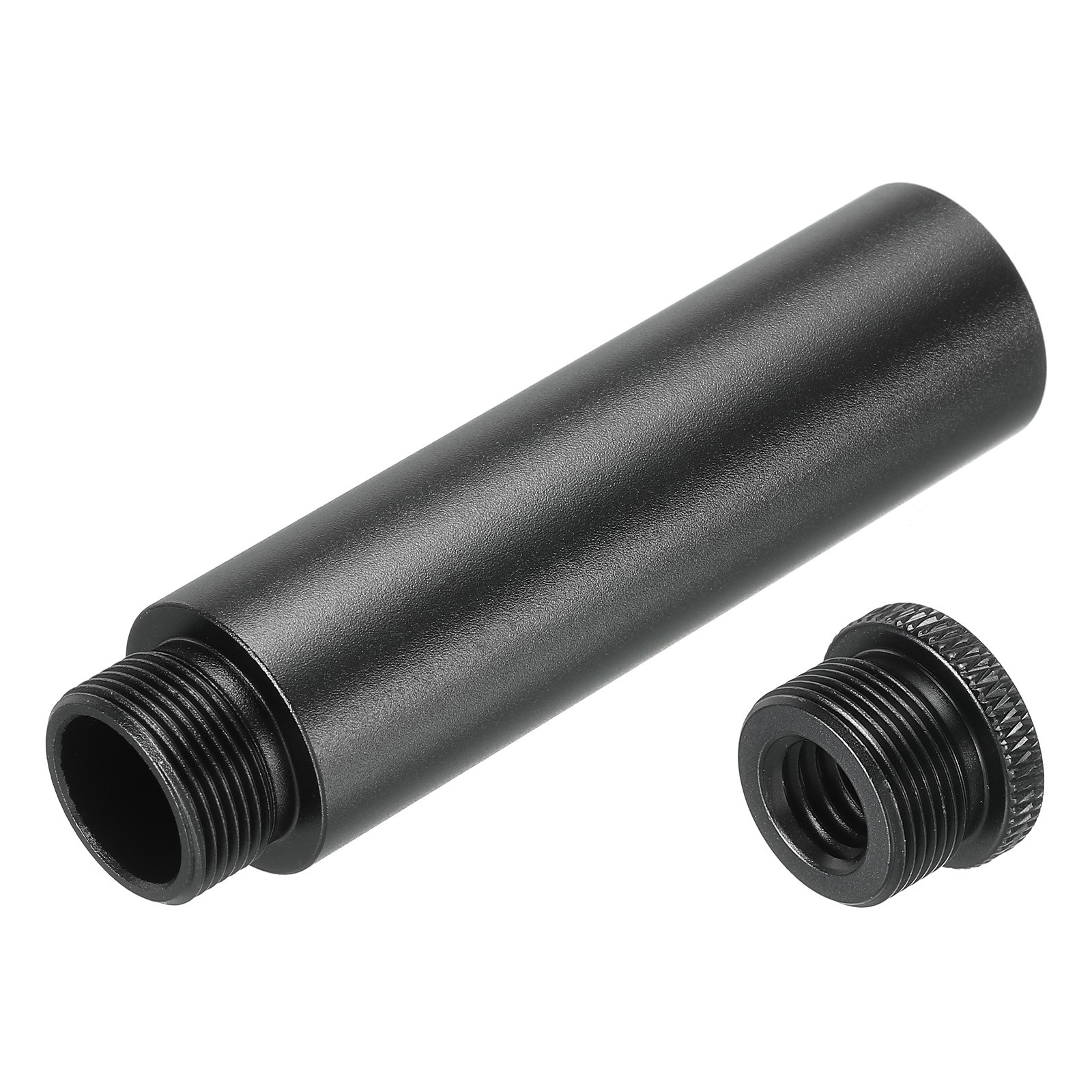 Mic Stand Extension Tube 5/8 Thread Extension Rod with Mic Adapter 1 Set