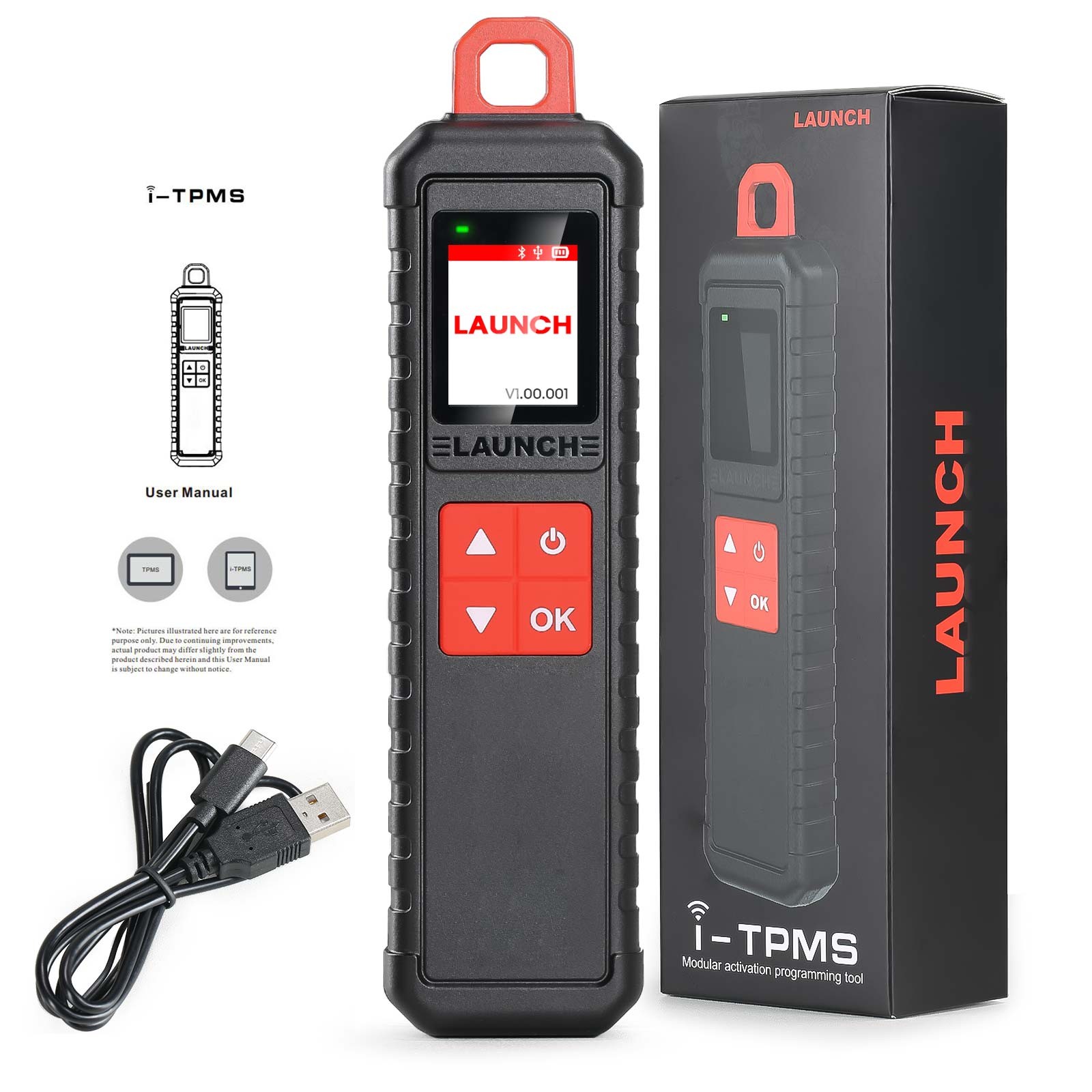 Launch X431 i-TPMS Tire Pressure Detector Handheld Terminator Used with Scanner