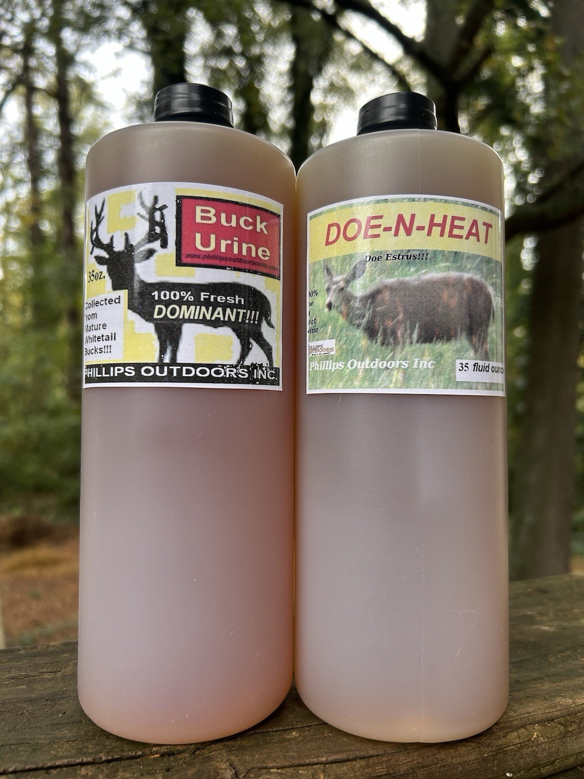 70oz. Mega Rut Special, 35oz.Doe-n-Heat & 35oz. Dominant Buck Urine, Buck Lure