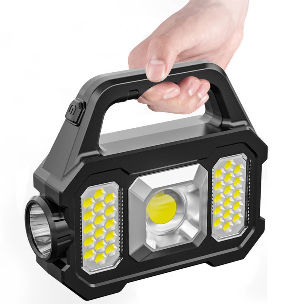 Solar Power LED Camping Lamp Flashlight Tent Light Lantern Rechargeable ASW