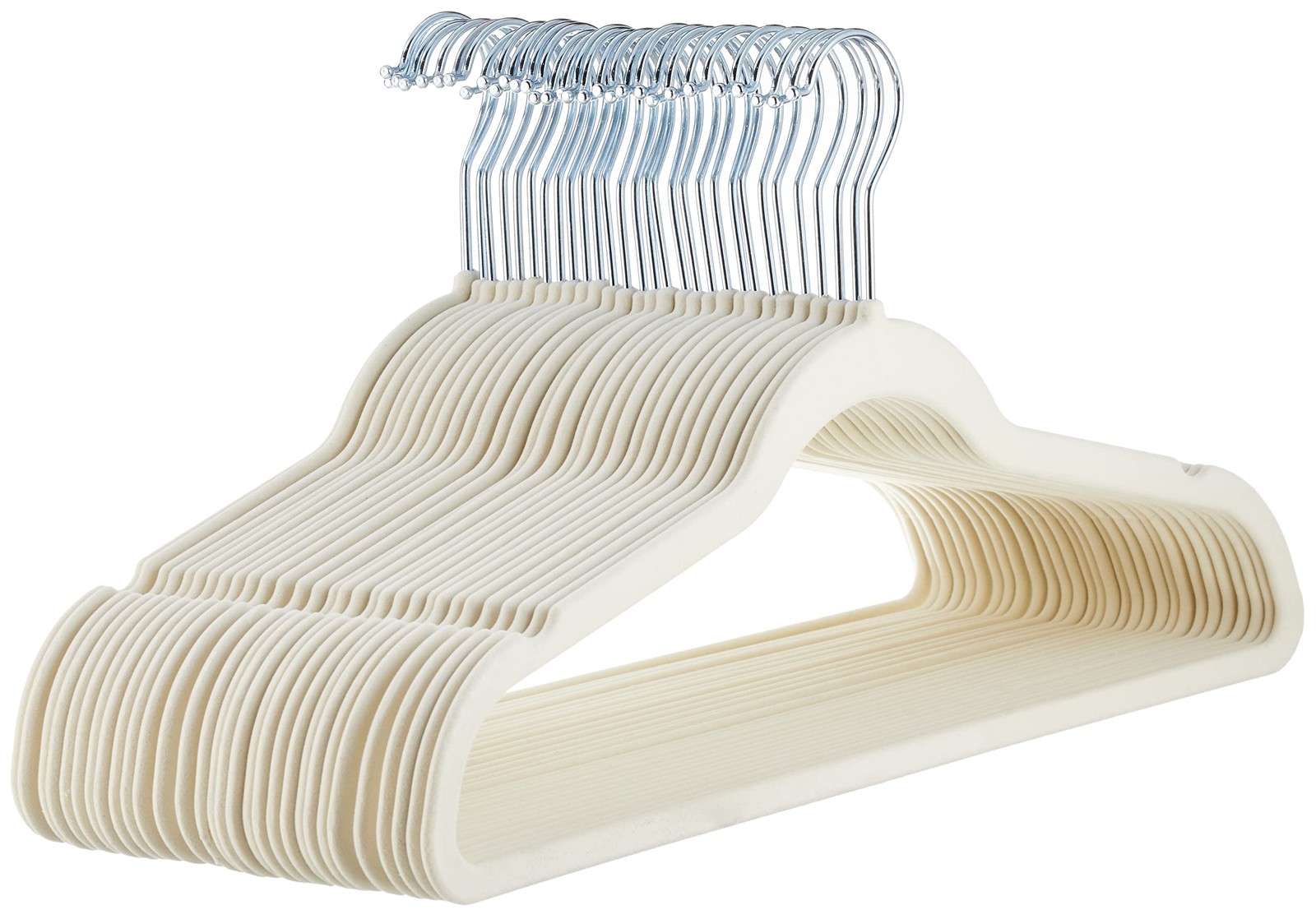 Slim Velvet Non Slip Space Saving Suit Clothes Hangers Closet Organizer