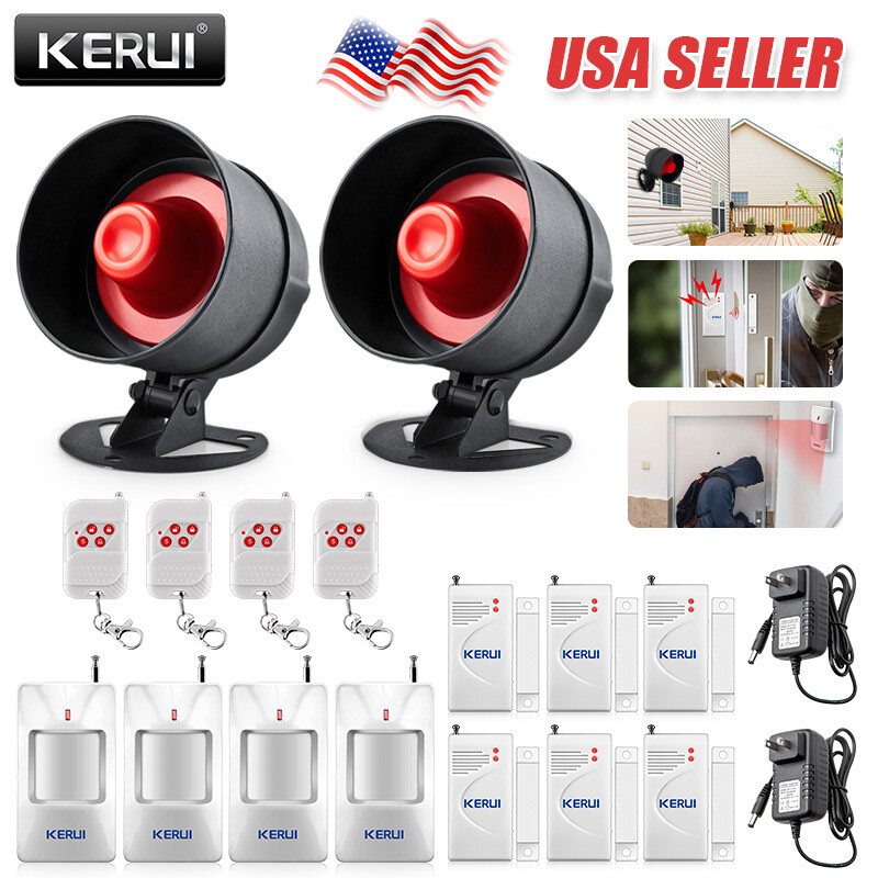 Wireless Home Alarm System Standalone Security Garage Door Window Sensor Detect