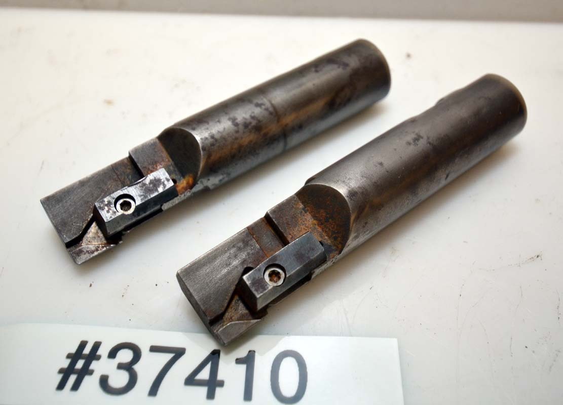 2 Carbide Insert Cutters 1" diameter shank 5" overall length (Inv.37410)
