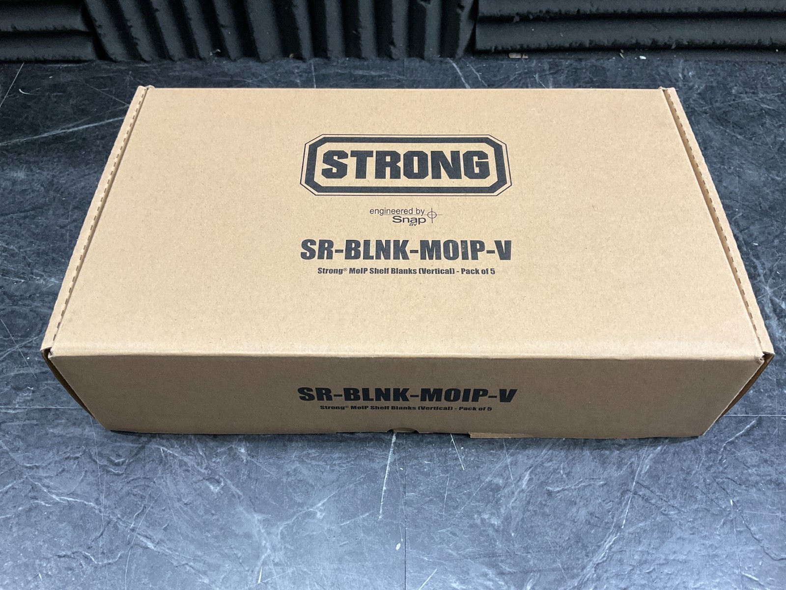 Strong™ MoIP Shelf Blanks Vertical - Pack of 5 SR-BLNK-MOIP-V ✅ ❤️️ ✅ ❤️