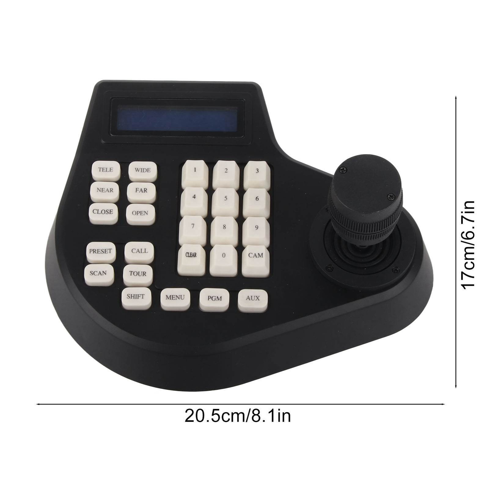 3D PTZ Camera Keyboard RS485 PTZ Joystick Controller LCD Display Control