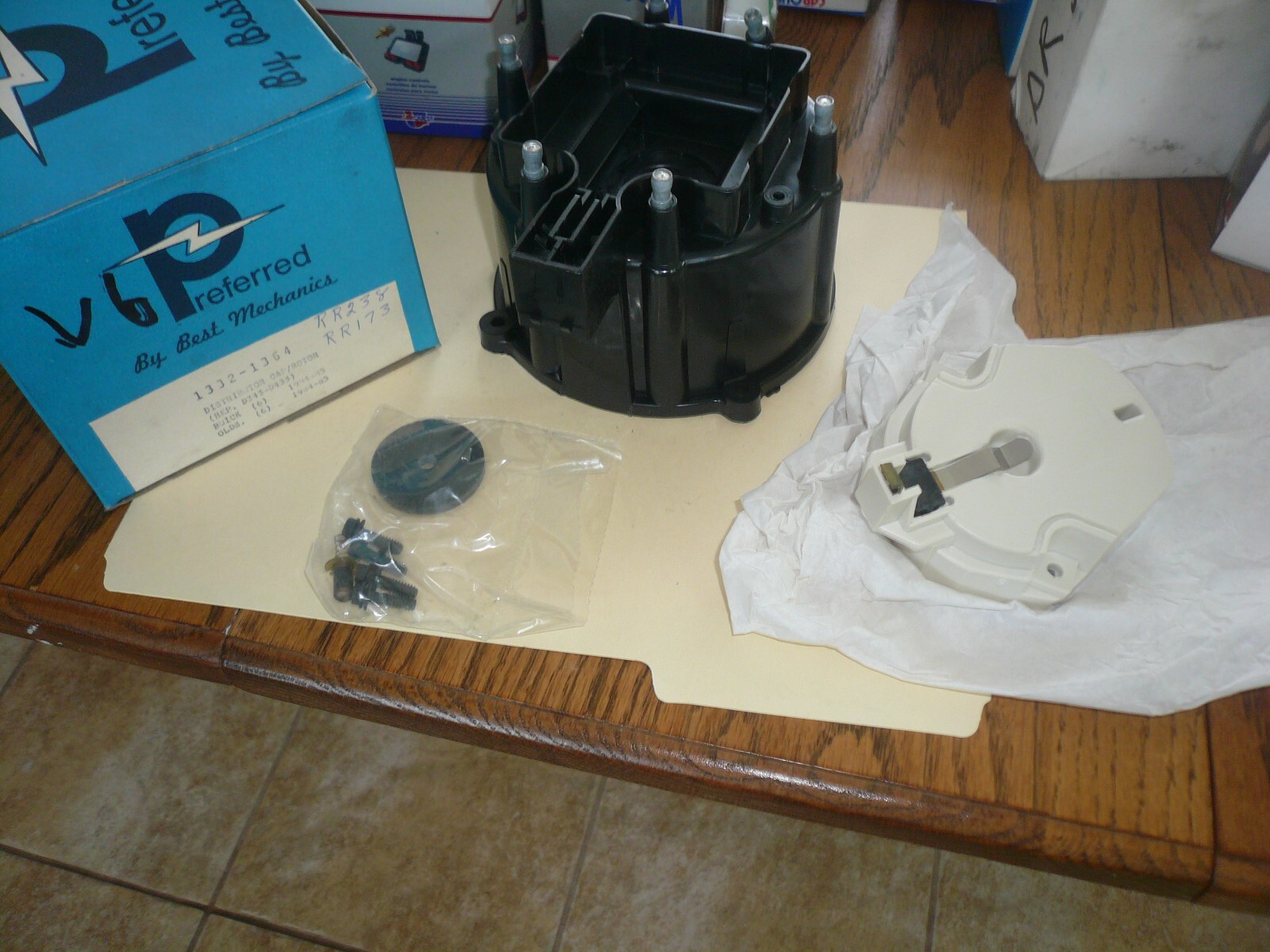 NOS Preferred Distributor Cap & Rotor 1984-85 Buick & Oldsmobile 6 cyl 1332-1364