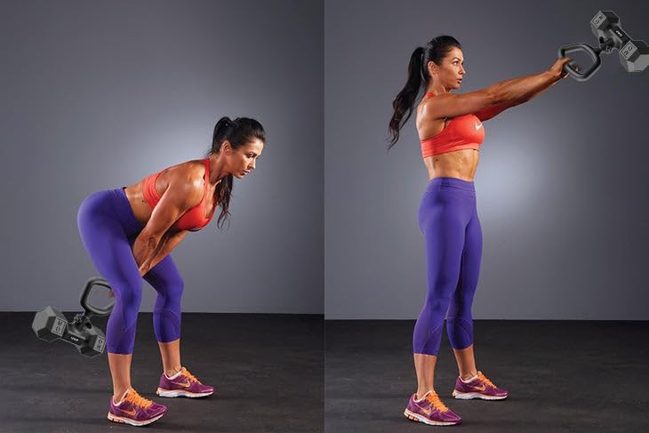 Convert Dumbbells into Kettlebell by – Adjustable Weights & Up to 220LB Capac...