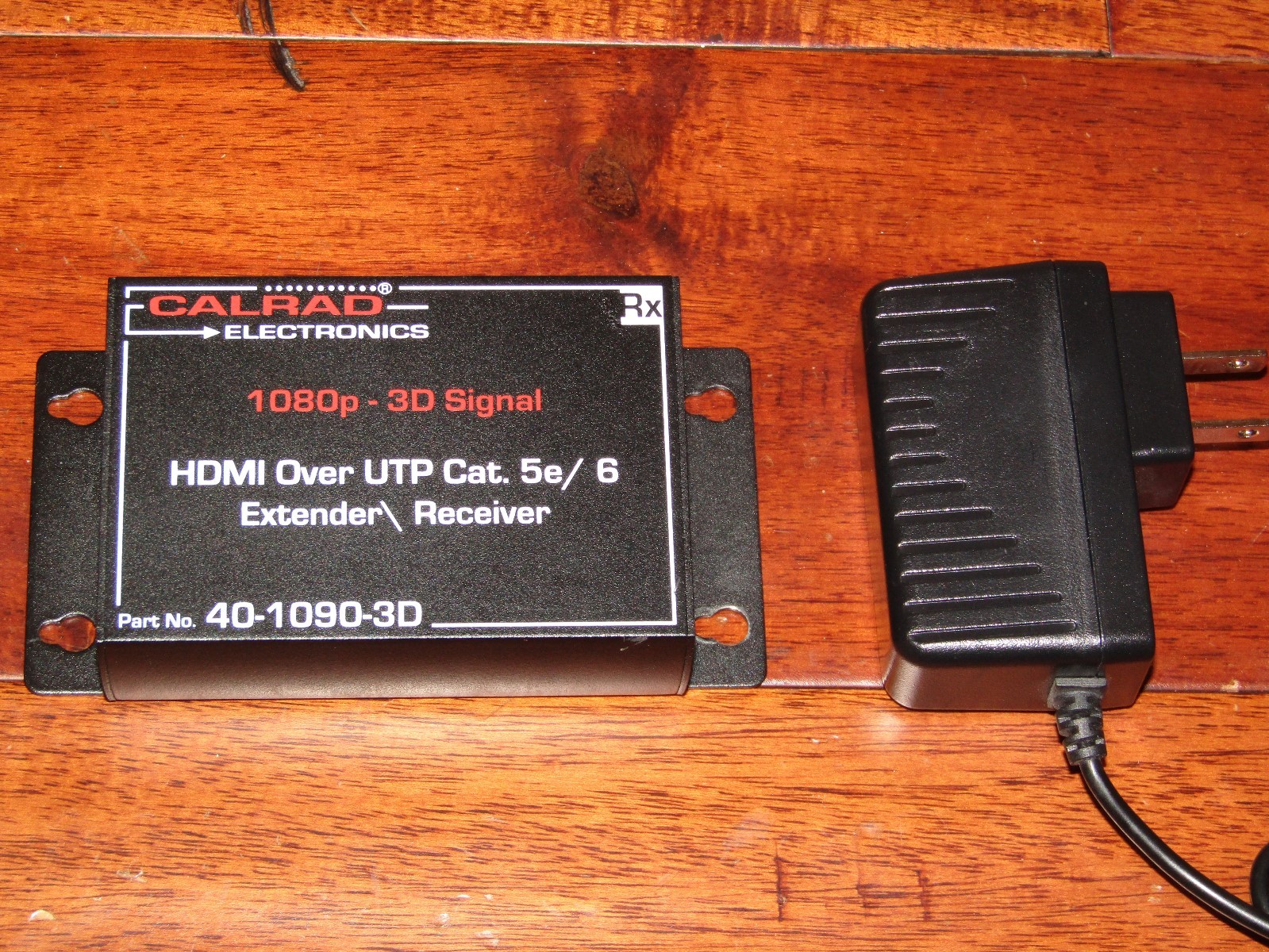 CALRAD Elect 1080P 3D Sign HDMI Over UTP CAT6 5e Extender Receiver 40-1090-3D RX