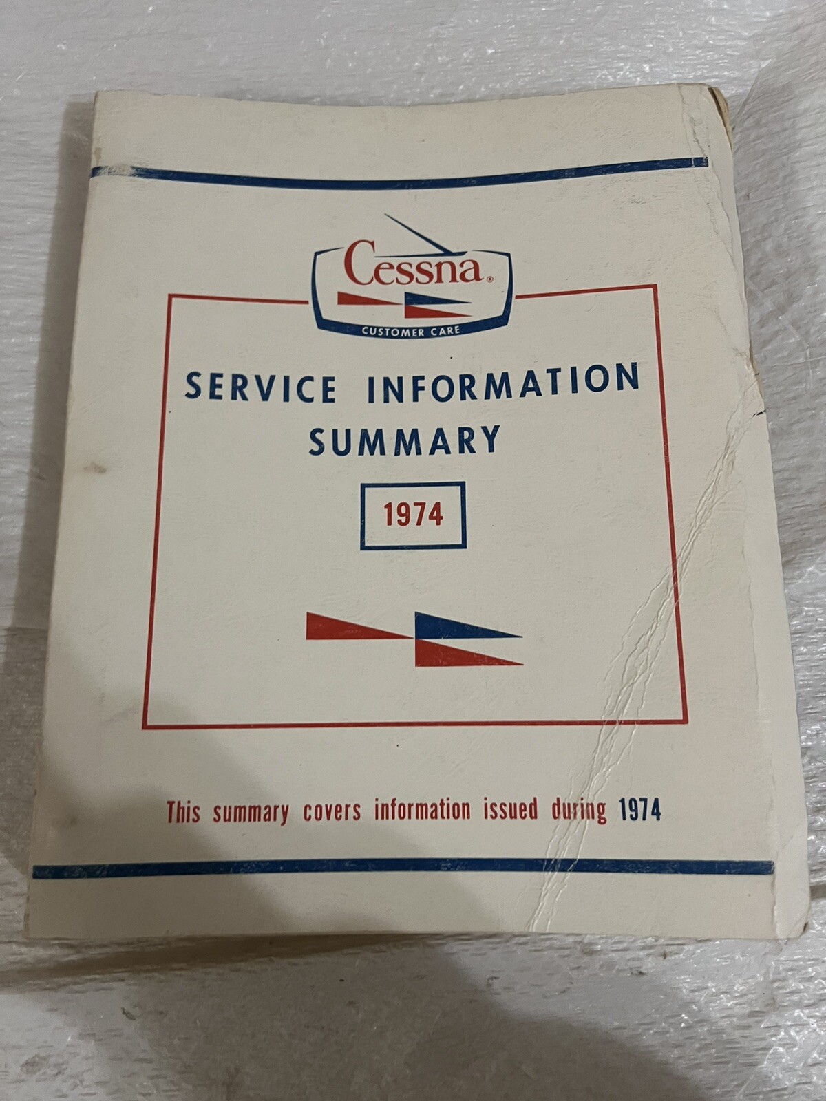 cessna 1974 service information summary Manual Book
