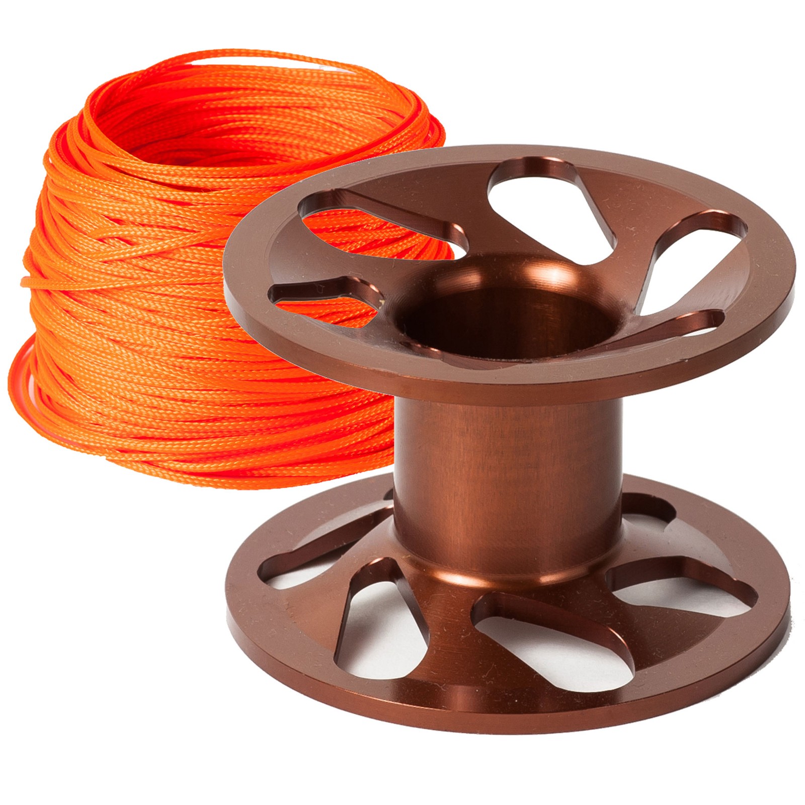 Superlight Aluminum Dive Reel 100 Feet of Scuba Line Mussel that Perfectly
