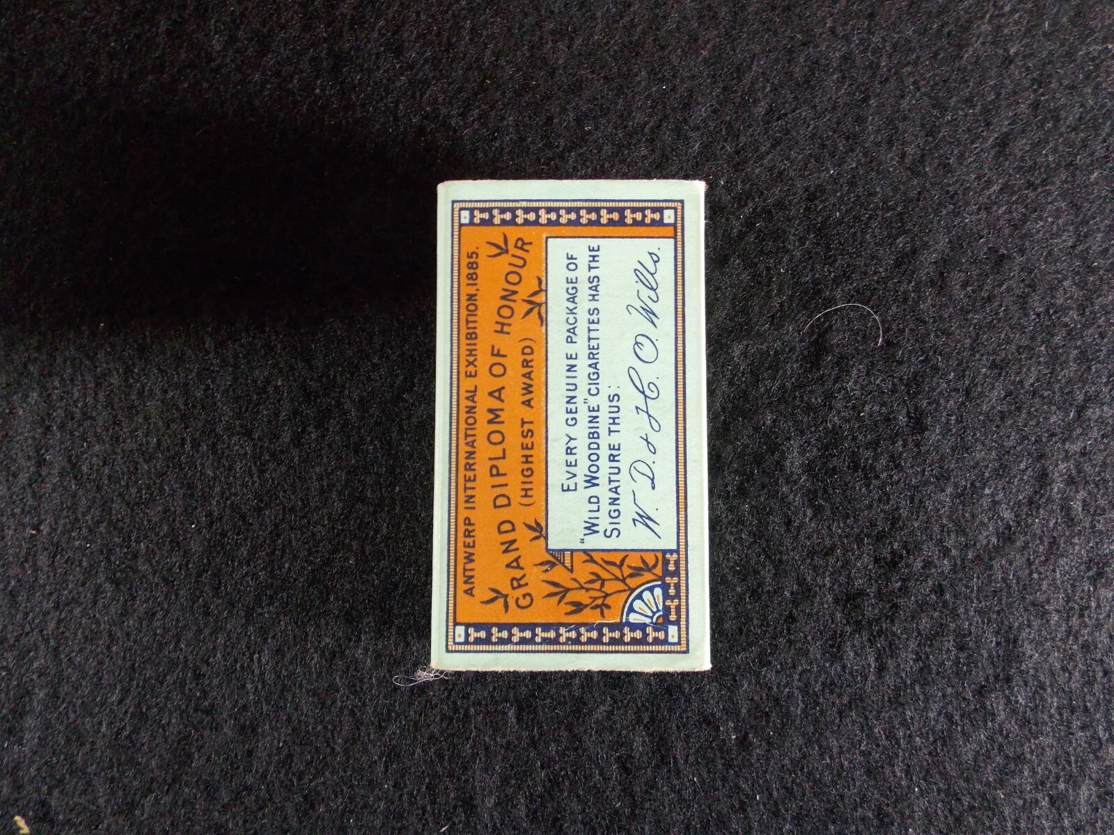 Vintage Wills Wild Woodbines Empty Cigarette Packet Box