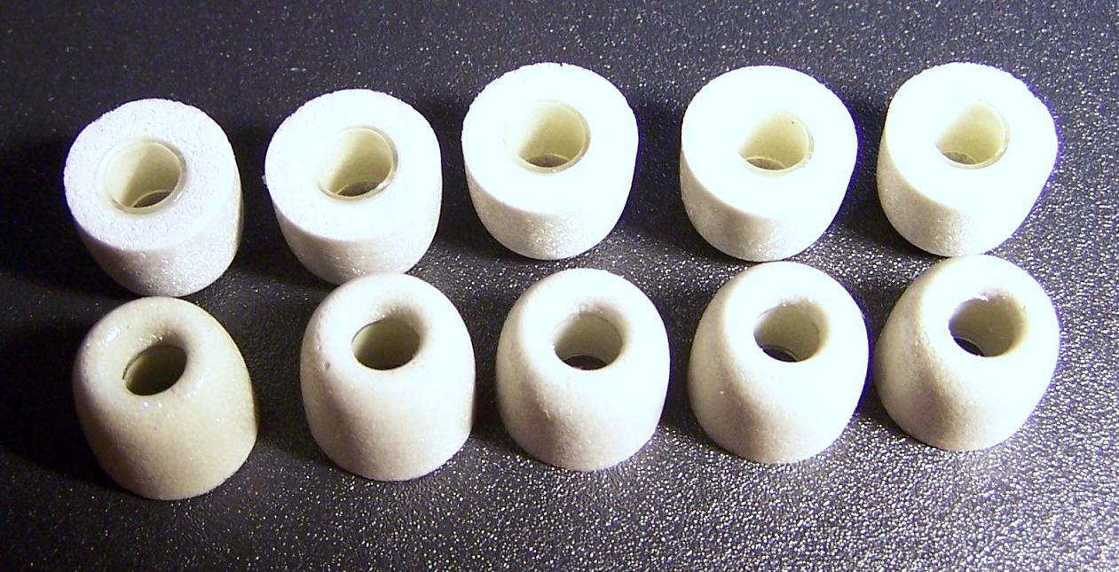 10-pcs Genuine Comply Foam Medium Tips T-500 for UE Sennheiser M-audio Earphones